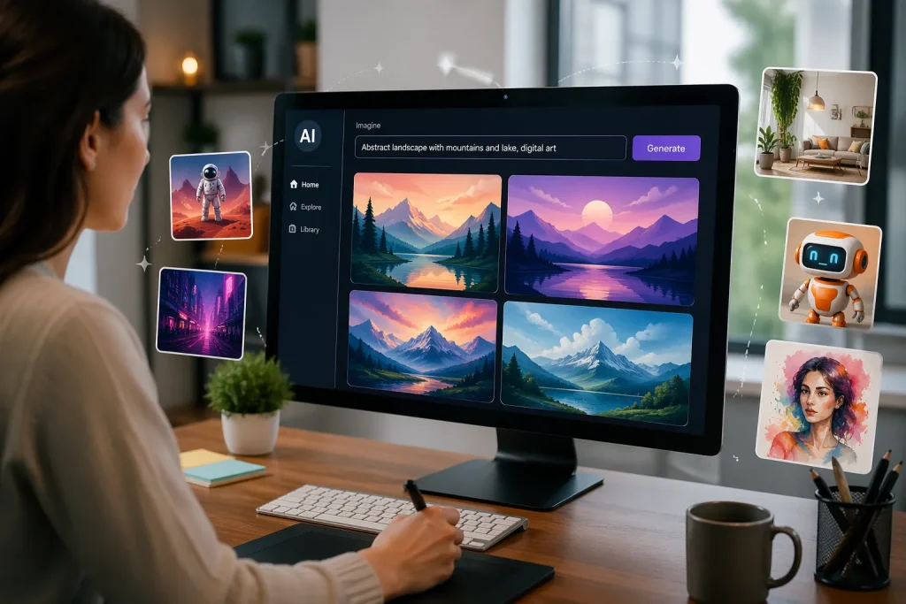 Free AI Image Generator: Create Professional Images Without Design Skills