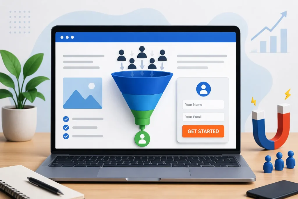 Landing page conversion
